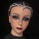 社交ダンス ヘアアクセサリー 髪飾り 競技会 デモ パーティー ラテンドレス モダンドレス ヘアオーナメント H056