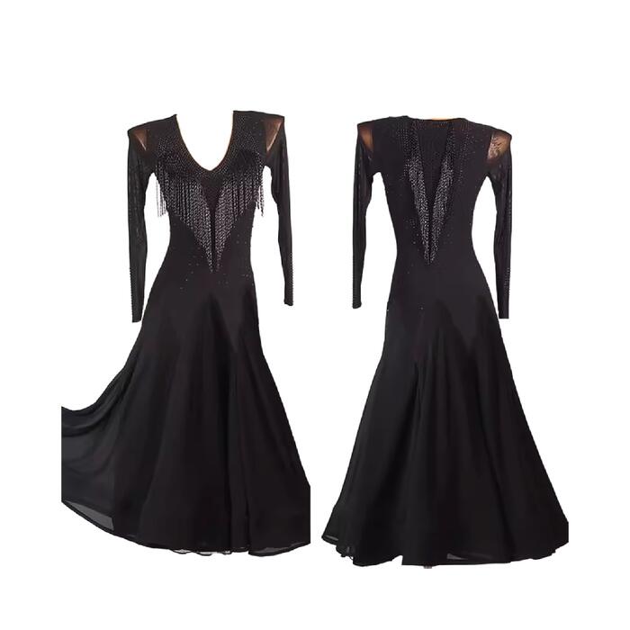 社交ダンス　社交ダンスドレス　ダンス　発表会　ステージ衣装　モダンドレス　ラテンドレス　スカート..
