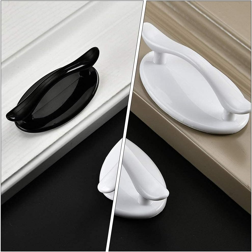 取っ手 8個セット 4個 +4個 引戸用取手 引き戸開閉補助 引き手 ドア用 窓 網戸 引き出し 戸棚 両面テー..