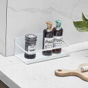 2個セット フック付き マグネット スパイスラック 穴開け不要 キッチンペーパーホルダー付き 調味料収納 耐荷重5KG キッチンラック ラック バスルームラック...