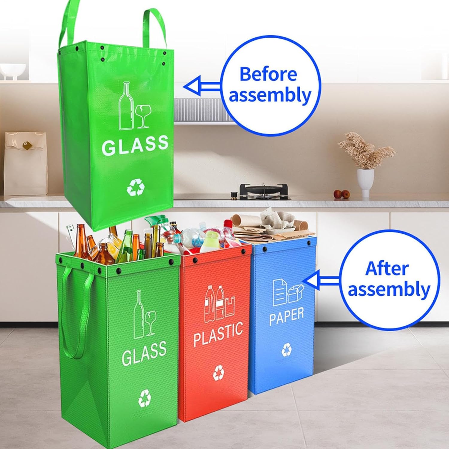 ポータブルゴミ箱-多目的ポータブル...