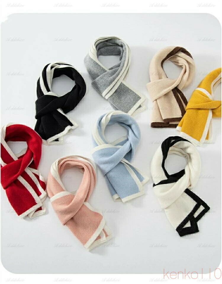 【送料無料】カシミア カシミヤマフラー ネックウォーマー キッズ 男の子 女の子 あったか 防寒 ふわふ..