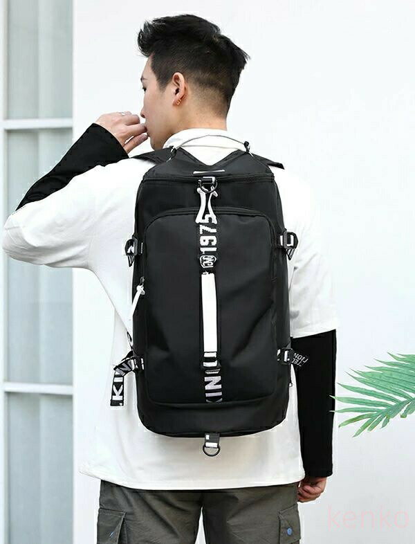 【送料無料】リュック メンズ レディース バックパック ビジネスリュック 3way ビジネス 多機能 防水 大容量 A4収納 15.6インチ PC収納 男女兼用 軽量(4)