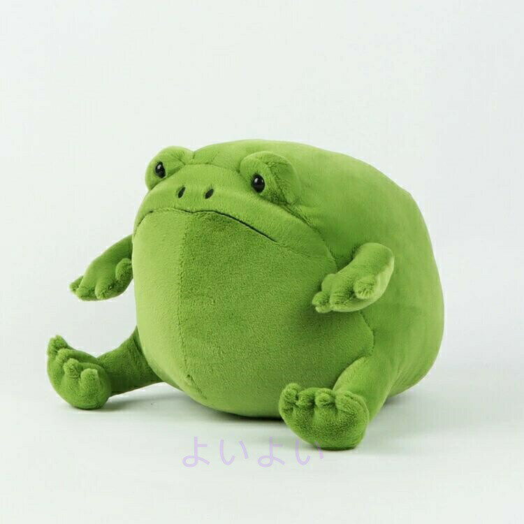 カエルのぬいぐるみ 緑のカエル ぬいぐるみ 子供 カエル 蛙 動物 抱き枕 ベッド 女の子 男の子 かわいい 面白い ギフト おもちゃ インテリア 動物 置物 プレゼント 誕生日 贈り物 クリスマス ハロウィーン お祝い