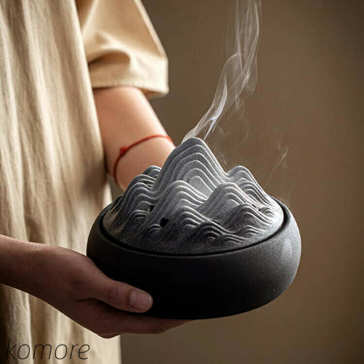 【送料無料】蚊取り 線香入れ ケース 蚊取り線香ホルダー 陶器 バーベキュー 虫よけ対策 蚊対策 ベラン..