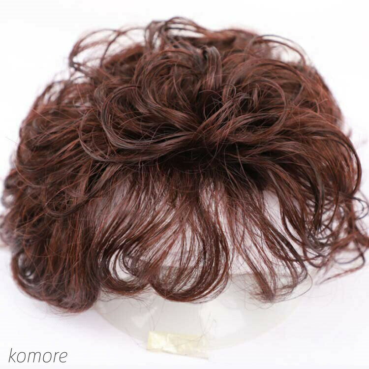 【送料無料】薄毛対策 ウィッグ 男女兼用 人毛100 部分ウィッグ かつら ブラック ヘアピース ナチュラル トップカバー ポイントウィッグ 自然 通気性