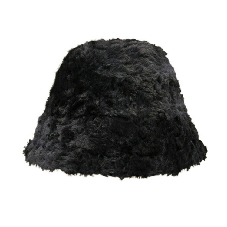 バケットハット レディース 冬 秋冬 ふわふわ 帽子 黒 白 フェイクファー 防寒 保温 あったか 折りたた..