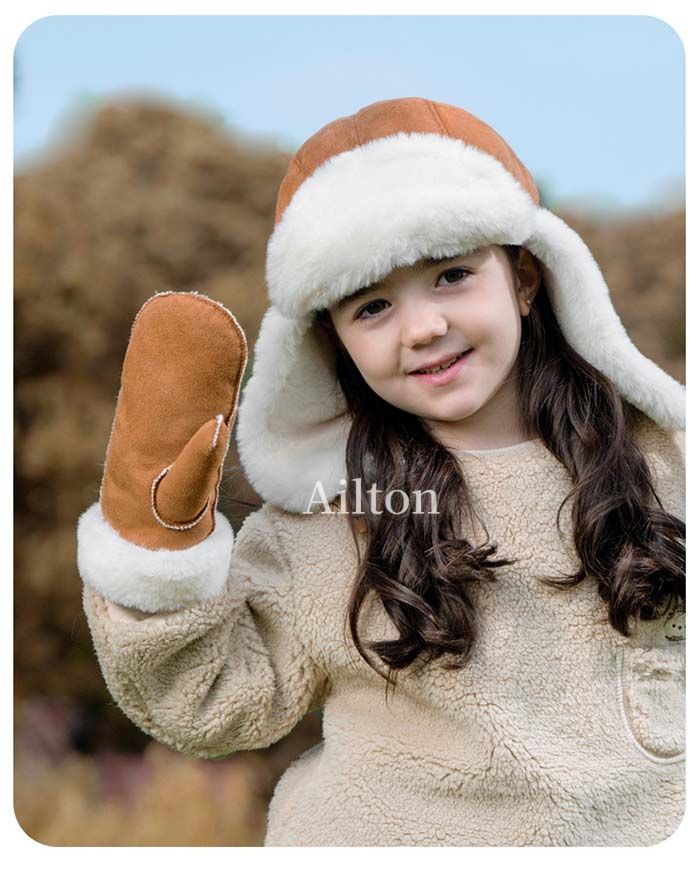 子供帽子 冬 ハット 耳あて 女の子 男の子 キッズ 2点セット 手袋・帽子 小学生 ふわふわ おしゃれ 子..