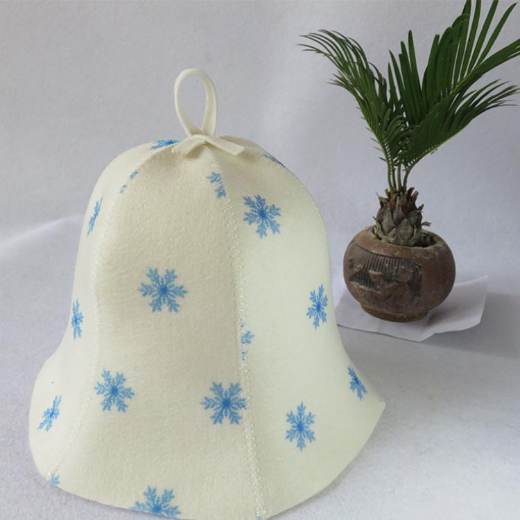 サウナ シンプル メンズ フェルト サウナハット オシャレ おしゃれ 雪柄 お洒落 かわいい カワイイ 小..