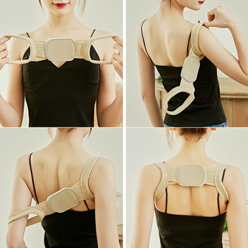 姿勢サポーター 姿勢ベルト 猫背ベルト 背筋サポーター 姿勢 背筋 痛くなりにくい素材 吸汗 通気性 脱..