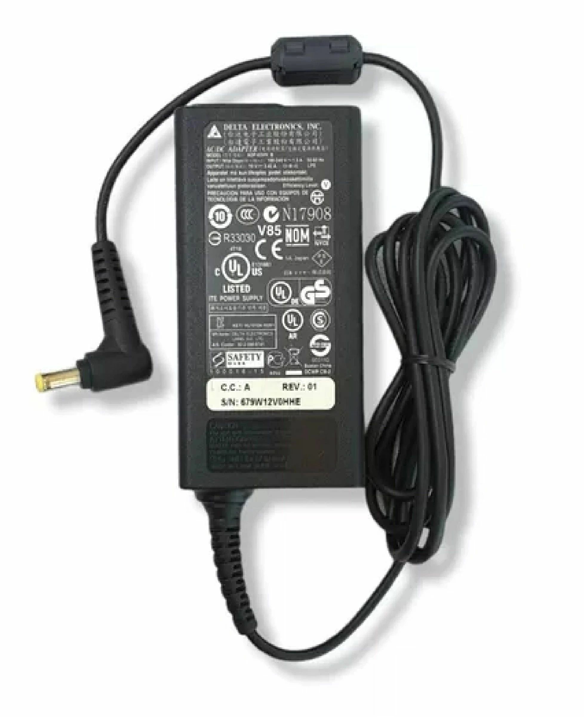 エイサー Acer用 DELTA ADP-65VH D ACアダプター コネクタ：5.5mm×1.7mm 電源コード付属