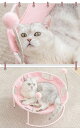 ペットベッド 猫 ハンモック 猫用ハンモック 猫ベッド 夏 通気性抜群 丸型 キャットハンモック ネコハンモック 猫寝床 ネコベッド 猫用品 ペット用品 夏用 ...