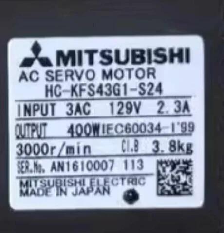 【新品★適格請求書★税込★送料無料】MITSUBISHI 三菱電機 HC-KFS43G1-S24【6ヶ月保証】