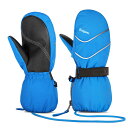 Unigear 子供 手袋 グローブ キッズ スキーミトン スノーボード 3M 高機能断熱素材 撥水加工 防寒 滑り止め 通気性 …