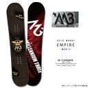 スノーボード 板 メンズ 単品 2021 M3 ミレニアムスリー EMPIRE ダブルキャンバー Wロッカー ツインチップ グラトリ パーク かっこいい お洒落 派手