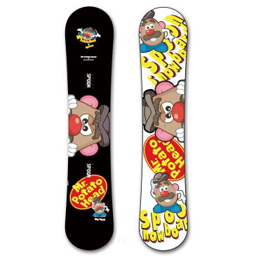 スノーボード 板 メンズ レディース 2点 セット スノボー ビンディング SPOON スプーン ポテトヘッド 初心者 簡単 グラトリ キャンバー ボード お洒落 かわいい