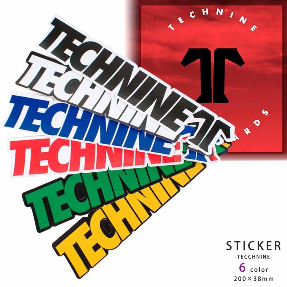 送料無料 TECHNINE テックナイン ステッカー ブランドおしゃれ かっこいい TECHNINE ...