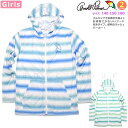 送料無料 ラッシュガード キッズ 子供 長袖 UVカット 水着 女の子 ガールズ ブランド ジップアップ パーカー UPF50+ 青 緑 アーノルドパーマー 1...