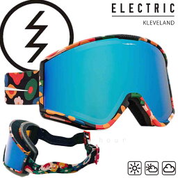 スノーボード スノボー ブランド ゴーグル エレクトリック ELECTRIC KLEVELAND メンズ レディース スキー スノーゴーグル ミラー くもり止め 眼鏡対応 黒 レッド