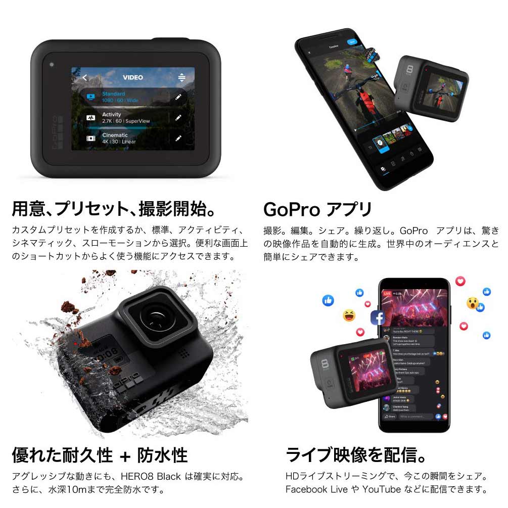 最安値に挑戦 Gopro Hero8 ゴープロ 8 ビデオ カメラ アクションカム スノーボード サーフィン アウトドア スポーツ 防水 手ぶれ補正 4k動画 アクセサリー Black ブラック 黒 Lowellumc Com 最安値に挑戦 Gopro Hero8 ゴープロ 8 ビデオ カメラ アクションカム スノーボード サーフィン アウトドア スポーツ 防水 手ぶれ補正 4k動画 アクセサリー Black ブラック 黒 Lowellumc Com