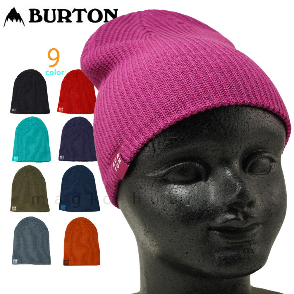 送料無料 BURTON バートン ビーニー スノーボード 帽子 ニット帽 スノボ ブランド ニットキャップ メンズ レディー ス ロゴ 無地 スキー バイク Y DND