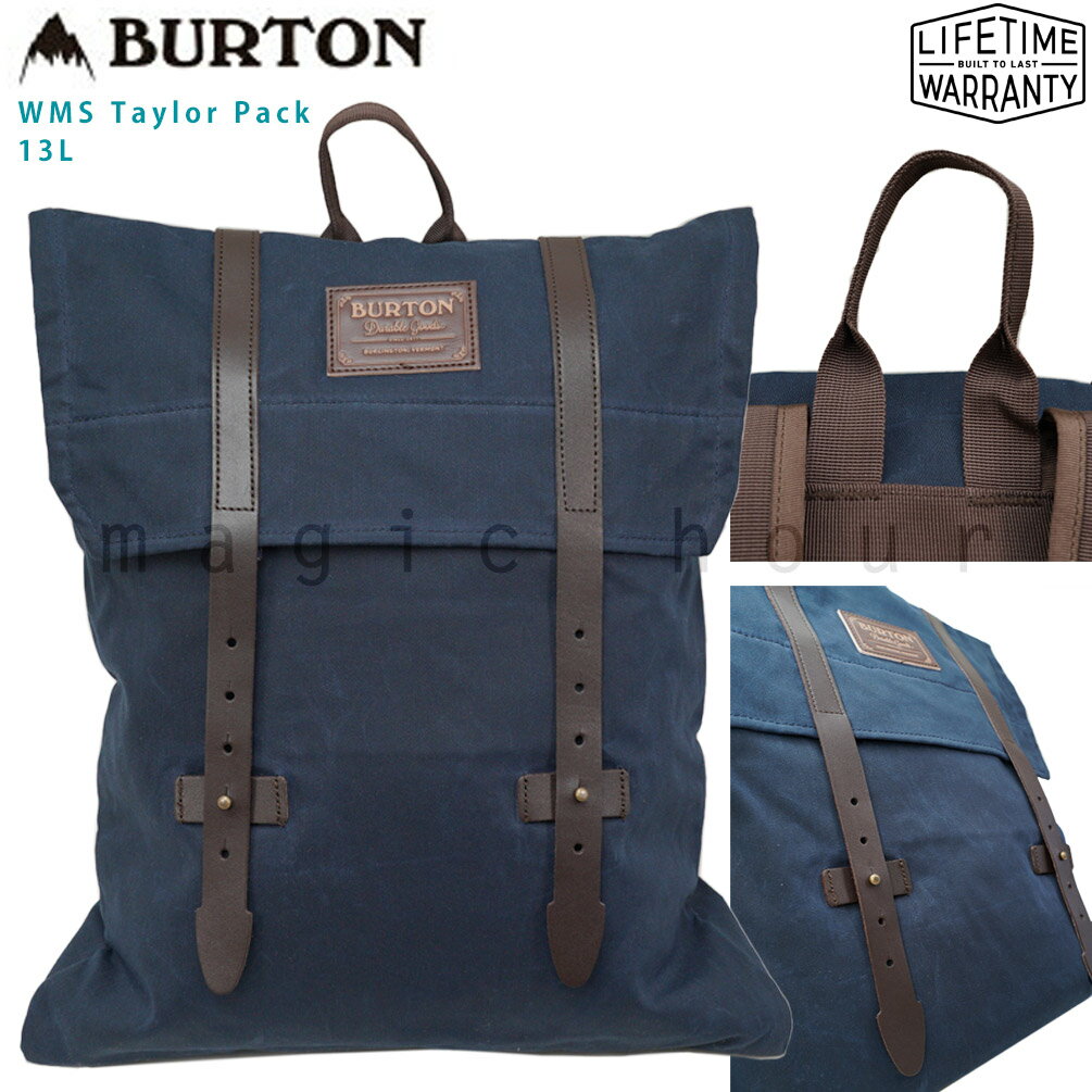 バートン BURTON リュック バック ショルダー WMS TAYLOR PACK レディース 肩掛け 無地 軽量 お洒落 バッグ レディス アウトドア コンパクト 旅行 A4 PC 13L 紺