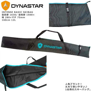 スキー ケース バッグ ブランド スキー板ケース 1台用 ディナスター DYNASTAR メンズ レディース 肩かけ シングル ショルダー お洒落 黒 青 SKI BAG 160CM