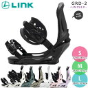 スノーボード ビンディング スノボー バインディング メンズ レディース LINK リンク GRD-2 ボード 板 金具 22-23 初心者 グラトリ 軽量 黒...