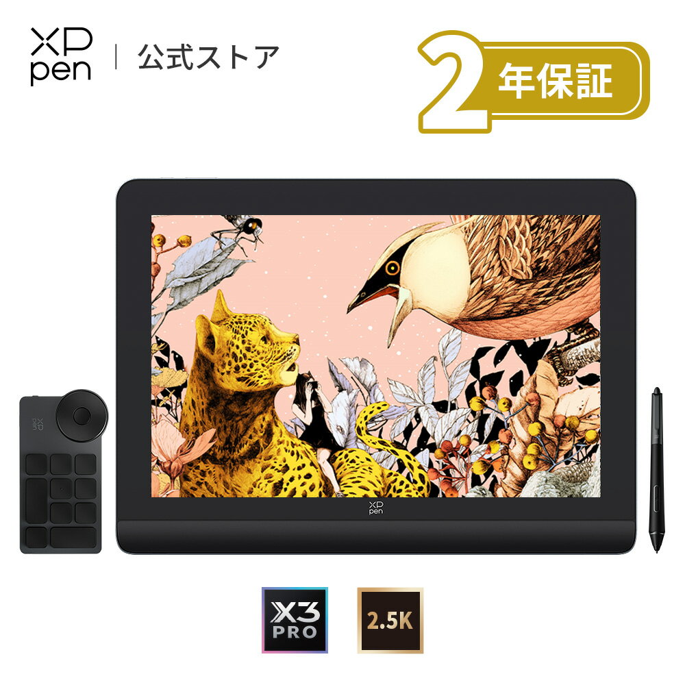 XPPen 液タブ Artist Pro 16 (Gen 2) X3 Proチップ搭載ペン 液晶ペンタブレット 2.5K ACK05左手デバイス付き フルラ…