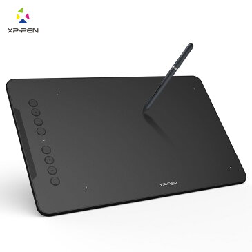 XP-Pen ペンタブレット Deco01 バッテリー充電不要 8192レベル筆圧 8個エクスプレスキー 10*6.25インチ