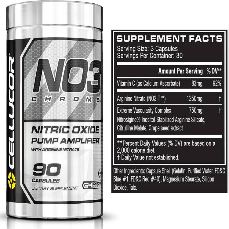 ��SCIVATION�������ȥ��ۥ��륳�� NO3�������� 90γ ���ץ��� Cellucor NO3 Chrome 90Capsules