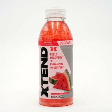 ★最大1,000円オフクーポン配布中★サイベーション エクステンド BCAA　ウォーターメロン 500 ml 12本セット【Scivation】Xtend BCAAs Watermelon Explosion 16.9 fl oz