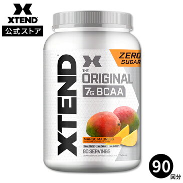 【SCIVATION公式ストア】 エクステンド BCAA マンゴーマッドネス【約90回分】Xtend Original Mango Madness 90 Servings オリジナル 必須アミノ酸 分岐鎖アミノ酸 筋トレ ダイエット パウダー