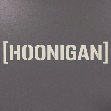 フーニガンケンブロック HOONIGANロゴ巨大デカール