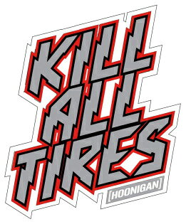 フーニガンケンブロック 新KILLALLTIRE　ステッカー　HOONIGAN