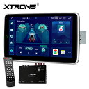 XTRONS 最新Android14 カーナビ 1DIN フルセグ 地デジ テレビタッチ操作 ジャイロセンサ搭載 回転可能モニター QLED 1280*720高...