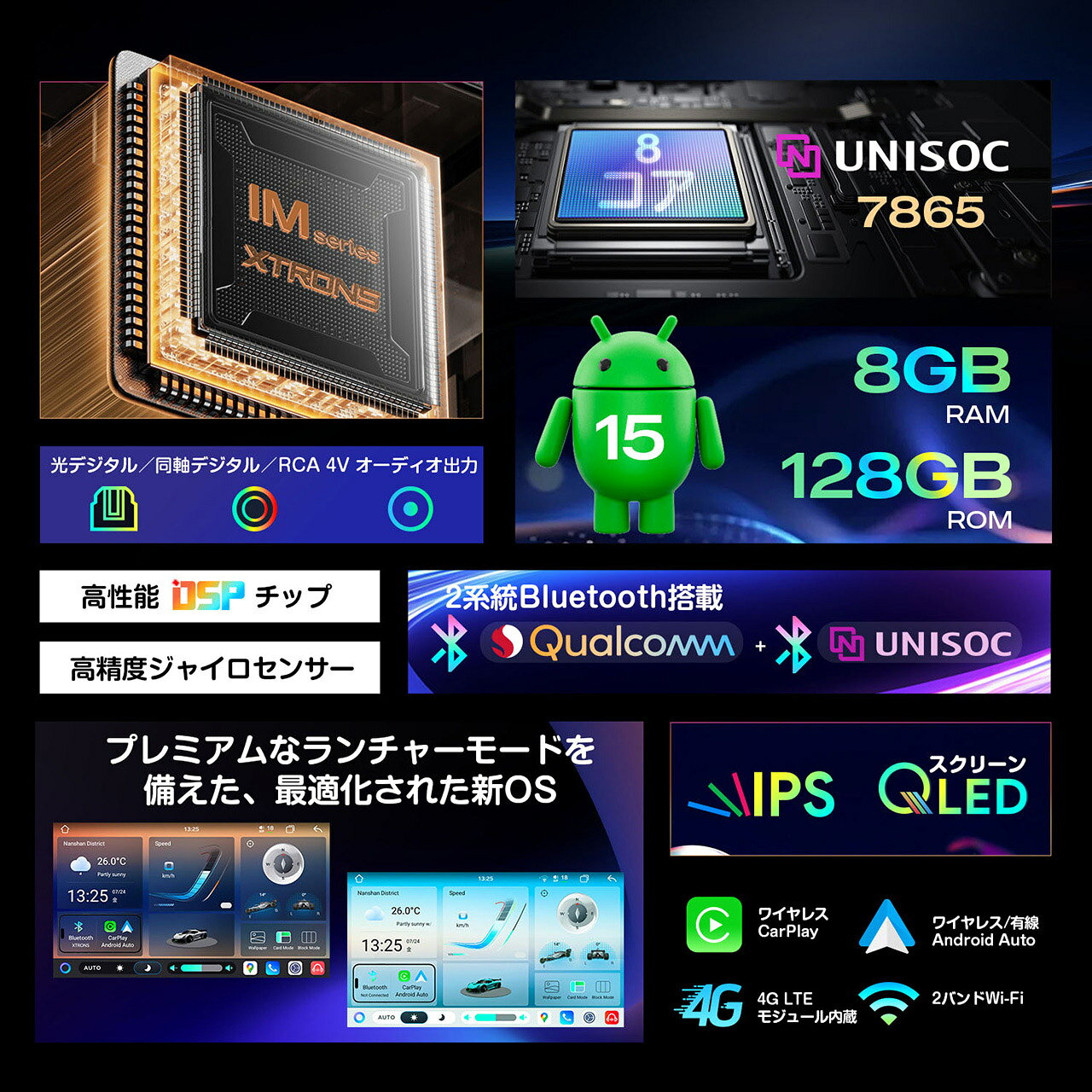 【セール開催中】XTRONS ディスプレイオーディオ 2DIN カーオーディオ 7インチ 8GB...