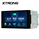 XTRONS 7インチ カーナビ 2DIN AndroidOS 容量倍増 6GB+128GB 8コア カーオーディオ IPSスクリーン 一体型 4G通信 SIM...