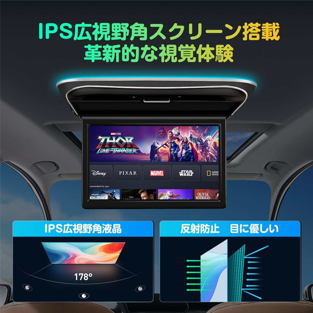 XTRONS Android �ե�åץ������˥��� �ֺܥ�˥��� 11.6����� IPS����� 1366x768���� Ķ�� HDMI���� 1080P�ӥǥ� ���ԡ�������¢ �������� �ɥ�Ϣư ��ʿ����160�� USB(CM118A)