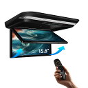 XTRONS フリップダウンモニター Android 15.6インチ モニター 電動開閉式 1920*1080解像度 IPS大画面 アンドロイド 車載モニター HDMI入力 RCA入力 ミラーリング スピーカー内蔵 USB SD 自動開閉(CM152AM)