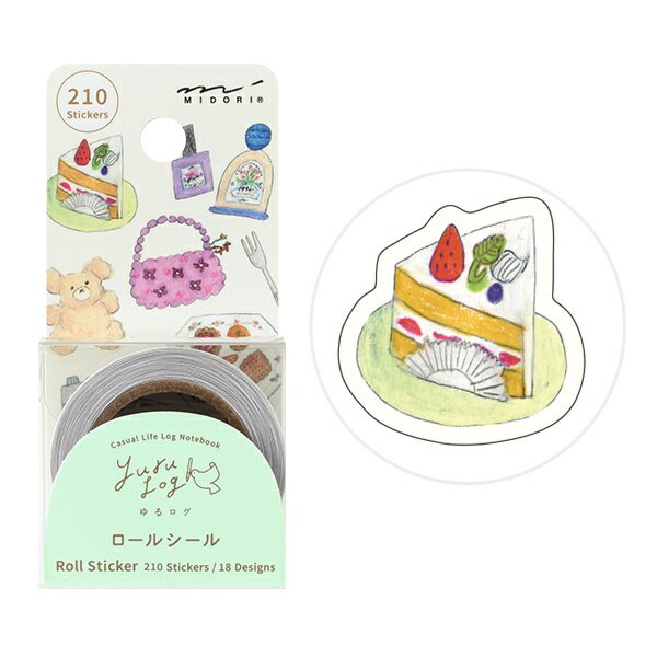ゆるログ ロールシール モチーフ柄