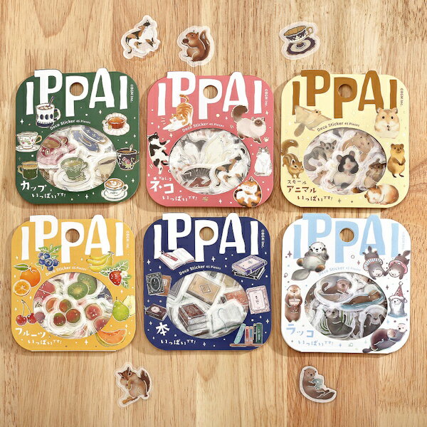 Rakuten - 【5/9 20時お買い物マラソンスタート】フレークシール 箔押し IPPAI Vol.5 6種類セット