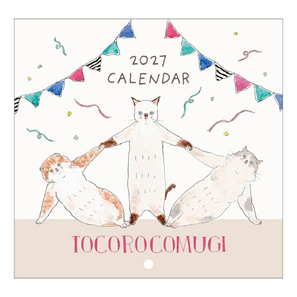 トコロコムギが描く“ゆるくてちょっぴりあやしい動物たち”のユニークなワンシーンがたっぷり詰まったカレンダーです ついついクセになってしまう、あやしかわいいコムギアニマル達と一緒に楽しい1年を過ごせそう スケジュールも書き込める実用的な仕様 サイズ：145×140mm/中綴じ2つ折/ 28頁仕様 素材：紙