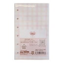 【ただいま当店全品ポイント5倍!】Mine M6サイズ リフィル チェック ピンク×イエロー 30枚入り