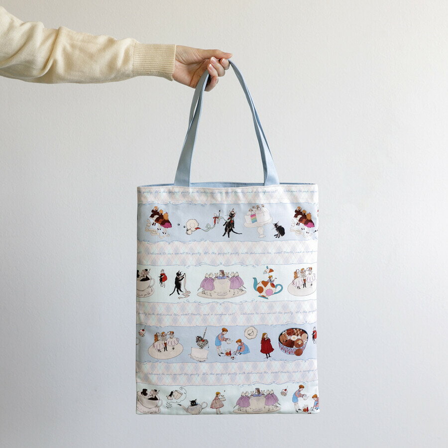 トートバッグ KurahashiRei くらはしれい 完成品 布バッグ 秘密のお茶会のサムネイル