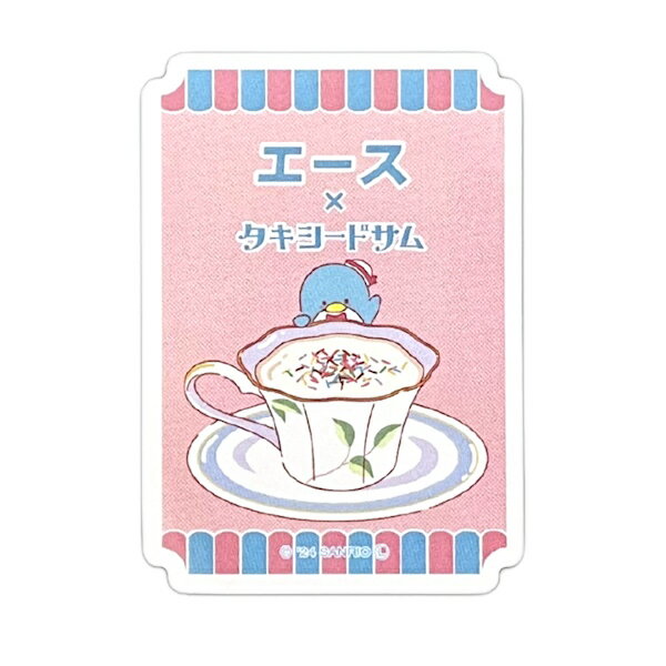【スーパーSALE 期間中 ポイント10倍】純喫茶×サンリオキャラクターズ エース×タキシードサム ステッカー
