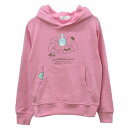 送料無料 すみっコぐらし 子供服 キッズ 裏毛 フード パーカー 子供 KIDS 110 120 130 140 ピンク グレー オートミール 女の子 トップス フーディー すみっこぐらし トレーナー 部屋着 プルパーカー フード付き ポケット とかげ 綿 100%