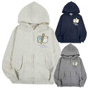 【送料無料 女の子 すみっコぐらし 刺繍 ジップ パーカー ワッペン 裏起毛 子供 キッズ 長袖 フード サガラ ファスナー ジッパー アウター ジャケット トレーナー すみっこぐらし ネイビー オートミール グレー シンプル バックプリント 子供服 しろくま とかげ