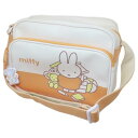 MIFFY ショルダーバッグ 斜め掛け バッグチャーム付き 通園バッグ ミッフィーちゃん 自立 BAG かばん 普段使い ジュニア キッズ リュック 子ども 女の子 子供 キャラクター ファスナー ポケット 小学生 大人 幼稚園 保育園 遠足 おでかけ 合皮 防水 撥水 送料無料