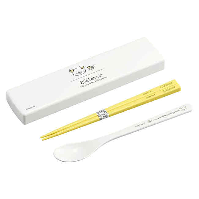 リラックマ 抗菌 子供用 箸 スプーン セット スライド 箸箱 rirakkuma キャラクター 日本製 食洗器対応 子ども用 お弁当 キッズ 男の子 女の子 ...
